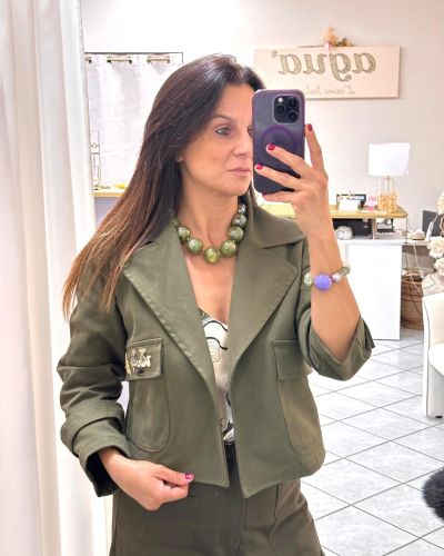 Giubbotto stile militare